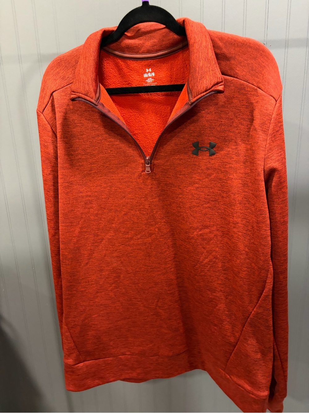 Under Armour Men’s Red Quarter-Zip Pullover